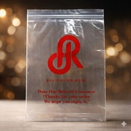 Custom Logo clear plastic clip/min 100 pcs plastic bags, clothing packing plastic, imported packing 