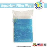 AQUANICE AQUARIUM FILTER WOOL 1'' X 3'' (WHITE)