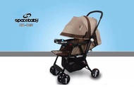 SPACE BABY STROLLER SB 6215 KERETA DORONG SPACEBABY HADAP2 ARAH - 204 ABU