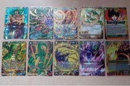 美版卡 10張 有雙面閃 龍珠 Dragon Ball Super Card Game Ultimate龍珠閃卡 悟空 孫悟空 神龍 布洛尼 格比達 龍珠閃卡DRAGON BALL SUPER CAR