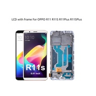 LCD with Frame For OPPO R11 Plus R11S Plus R11 Plus KT LCD Display with Touch Screen Glass Panel Assembly Replacement