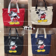 Anello Sling Bag For Women Tote Bag Hand Bag Fashion Trendy Canvas Mickey Mouse Print Cartoon
