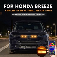 LED Front Grille Light FOR HONDA BREEZE Daytime Running Light Wheel Eyebrow Lamp 12V car center mesh