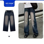 Local Brand Genuine City Cycle wide-leg jeans for men and women, Golem jeans