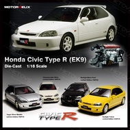 🔥[現貨] 1：18 車模 4色可選 全開版 HONDA CIVIC TYPE-R EK9 合金汽車模型