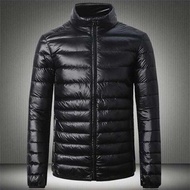 New Lightweight Down Padded Jacket Men Short Stand-Up Collar Jacket Youth Thin Down Padded Jacket Men Ultra Light Style