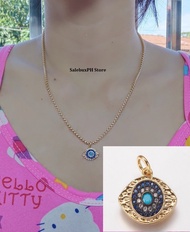 Feng Shui Evil Eye Vermeil Gold Filled 18K Real Gold General Protection Non-Fading Non-Pawnable Hypoallergenic  For Women Passion Necklace