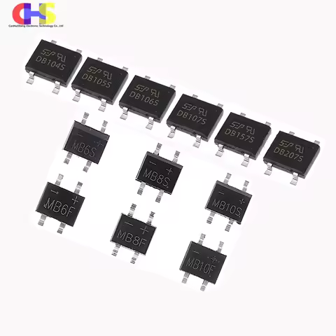 20pcs MB6F MB6S MB8F MB8S MB10F MB10S SOP-4 ABS8 ABS10 ABS210 DB105S DB106S DB107S DB157S DB207S SOP
