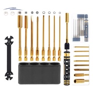 9 in 1 RC Tool Kit, RC Car Tool Kit RC Hex Driver Screwdriver Set for RC Car Hobby Tools