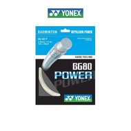 YONEX BG80 POWER Badminton String Braided Fiber Size 0.68 Mm. Combining 2 Types Of Fibers Resulting 