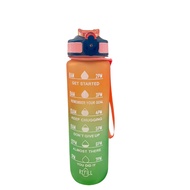 900ML WATER BOTTLE WITH STRAW PLASTIC BOTTLE WATER TRAVEL BOTTLE