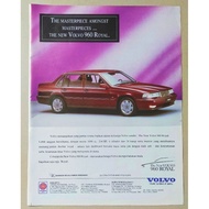 Old school advertisement for VOLVO 960 Royal Car - original from an old magazine from 1995
