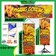 Bunting Banner produk / perkhidmatan anda  High quality printing - BT 31