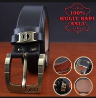 Sabuk Kulit Asli Pria Lives 501/ikat pinggang kulit sapi original