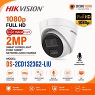 Hikvision DS-2CD1323G2-LIU 2MP Smart Hybrid Light Fixed Turret Network Audio Camera