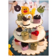 Cupcake Stand, Cupcake Tier, Cupcake Rack, cake Tray, 3 Tiers