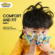 Ready Stock KN95 Limited Edition Kids Mask Children Mask KN95 Minion Mask Premium High Quality Prote