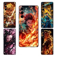 A54D Anime Demon Slayer for Samsung A60 A70 A71 A72 A73 F62 TPU black shell
