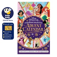 Disney Princess Storybook Collection 24 Books Gift Set Holiday Advent Calendar for Kids with Beautiful Case