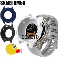 For SKMEI DM56 Smart Watch Case Protective Bumper Silicone Soft Half Cover Screen Protector