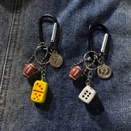 GANTUNGAN Domino Dice Clay Keychain As | Keychain | Bagcharm