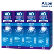 愛爾康 AO耶歐雙氧隱形眼鏡保養液 360ml x4
