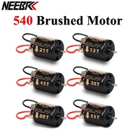 NEEBRC 540 Waterproof Brushed Motor  13T 21T 35T 45T 55T 80T For 1/10 RC Car Crawler Axial SCX10 900