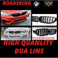 FRONT BUMPER GRILL BMW F32/33 14Y 4 SERIES GLOSSY BLACK 3 COLOUR