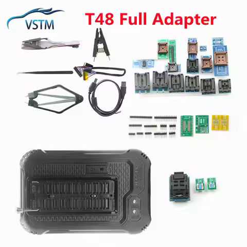 T48 Full programmer For EPROM T48 [TL866-3G] Programmer with 30/27/17/12/5/4 adapter Better Than TL8