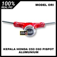 KEPALA HONDA C50 C60 BATOK HONDA C50 C60 PISPOT SET BATOK ATAS BAWAH DAN LAMPU BOHLAM LAMPU DAYMEKER