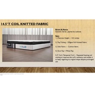 14.5'' Thickness Colil Spring Mattress/ With Euro Top + Pillow Top