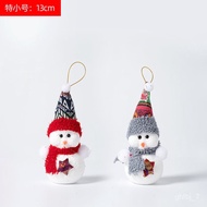 YQ63 Christmas Snowman Baby Doll Decoration for Kids Girlfriend Creative Gift Christmas Tree Pendant Desktop Decoration