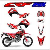 Honda CRF 250L decals sticker