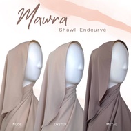 CHIFFON SILK SHAWL CURVE | MAWRA SHAWL END CURVE (2 METER)