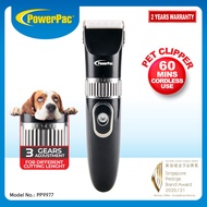 PowerPac Pet Hair Cutter Pet Clipper Rechargeable Pet Cutter Kit (PP9977)