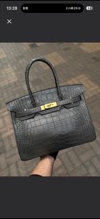 Hermes Birkin 30 Crocodile 黑金鱷魚 驚艷 超搶手