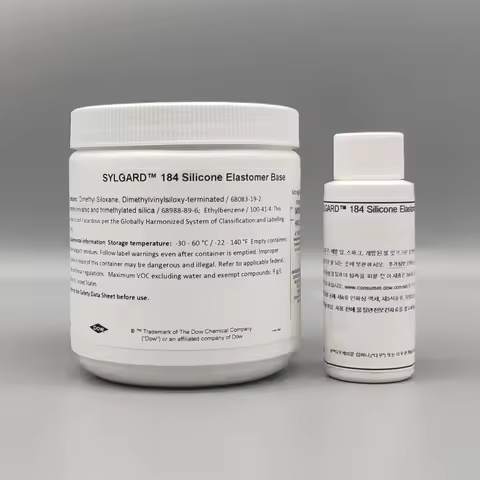 American Dow Corning DC184 PDMS Optical Glue Dow Corning 184 Clear Polydimethylsiloxane Flexible Pot