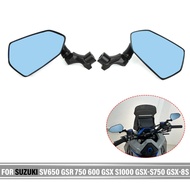 For SUZUKI SV650 GSR 750 600 GSX S1000 750 GSX-8S Mirror Rearview Side Mirror Mopeds mirror Motorbik