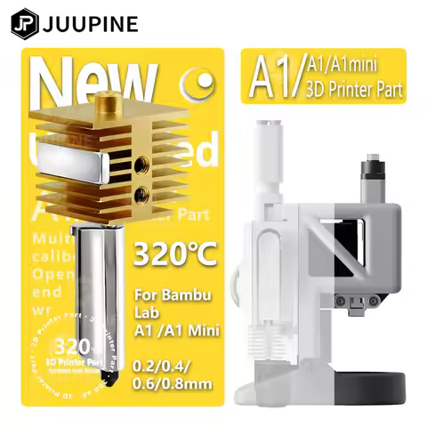 For Bambu Lab A1Hotend Kit 0.2/0.4/0.6/0.8MM Nozzle Hardened steel For Bambu Lab A1 mini Hotend Nozz
