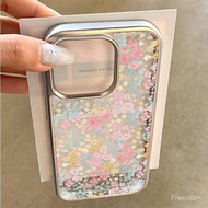 Soft rose electric frame For iphone 16 17 11 15 12 13 14 17PROMAX 11PROMAX 17AIR 16PLUS 17PRO 14PRO 