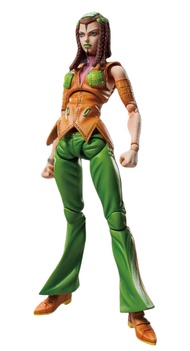 Medicos JoJo’s Bizarre Adventure Part 6: Ermes Costello Chozokado Super Action Statue Figure, Multic