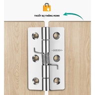 XO High Quality Spring Self-Closing Door Hinge Sizes 3 inches 7cmx4,8cm And 2 inches 5cm x 3.5cm