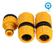 [LAG] 3Pcs 1/2Inch 3/4Inch Garden Water Hose Pipe Fitting Quick Tap Connector Adaptor