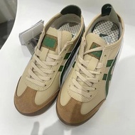 A-6💘Putian High Version Retro Onitsuka Tiger Women's Shoes Brown Green Slip-on Lightweight Couple Leisure Sports Moral T
