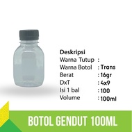 Fat bottle 100ML 120ml Thick Essens Plastic Bottle 100ML 120ml Quality