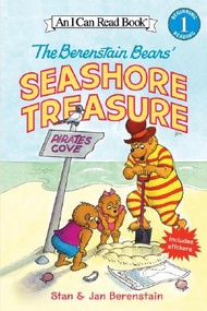 贝贝熊的沙滩宝藏 The Berenstain Bears\' Seashore Treasure (I Can Read_ Level 1) 进口原版 英文