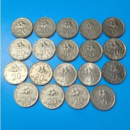20 sen Bunga Raya #Complete Set  19pcs (1989-2011)