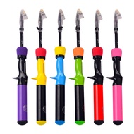 Portable Telescopic Fishing Rod 1.2/.5m Travel Spinning Rod Saltwater Casting Rod Beginner Fishing R