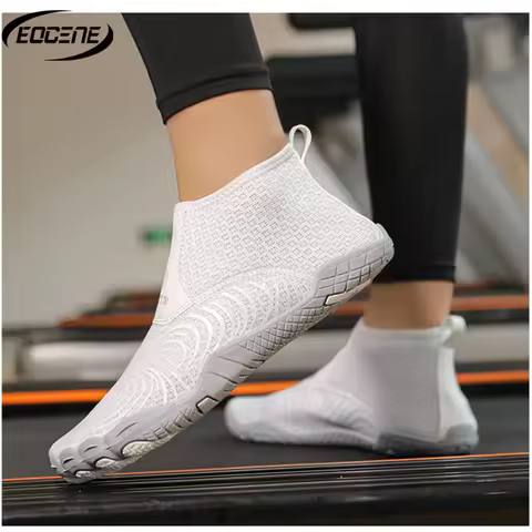 EOCENE High Top Water Shoes for Diving Indoor Jump Rope Yoga Barefoot Swimming Beach Snorkeling Surf