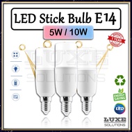 LED Luminous Lamp Stick T – Bulb E14 Screw Type 5W 10W Daylight Warm White